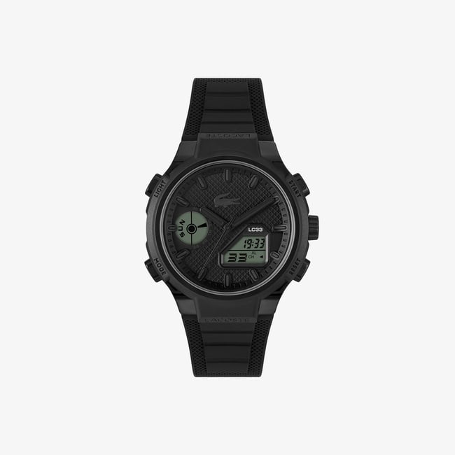  Lacoste LC33 Erkek Siyah Saat