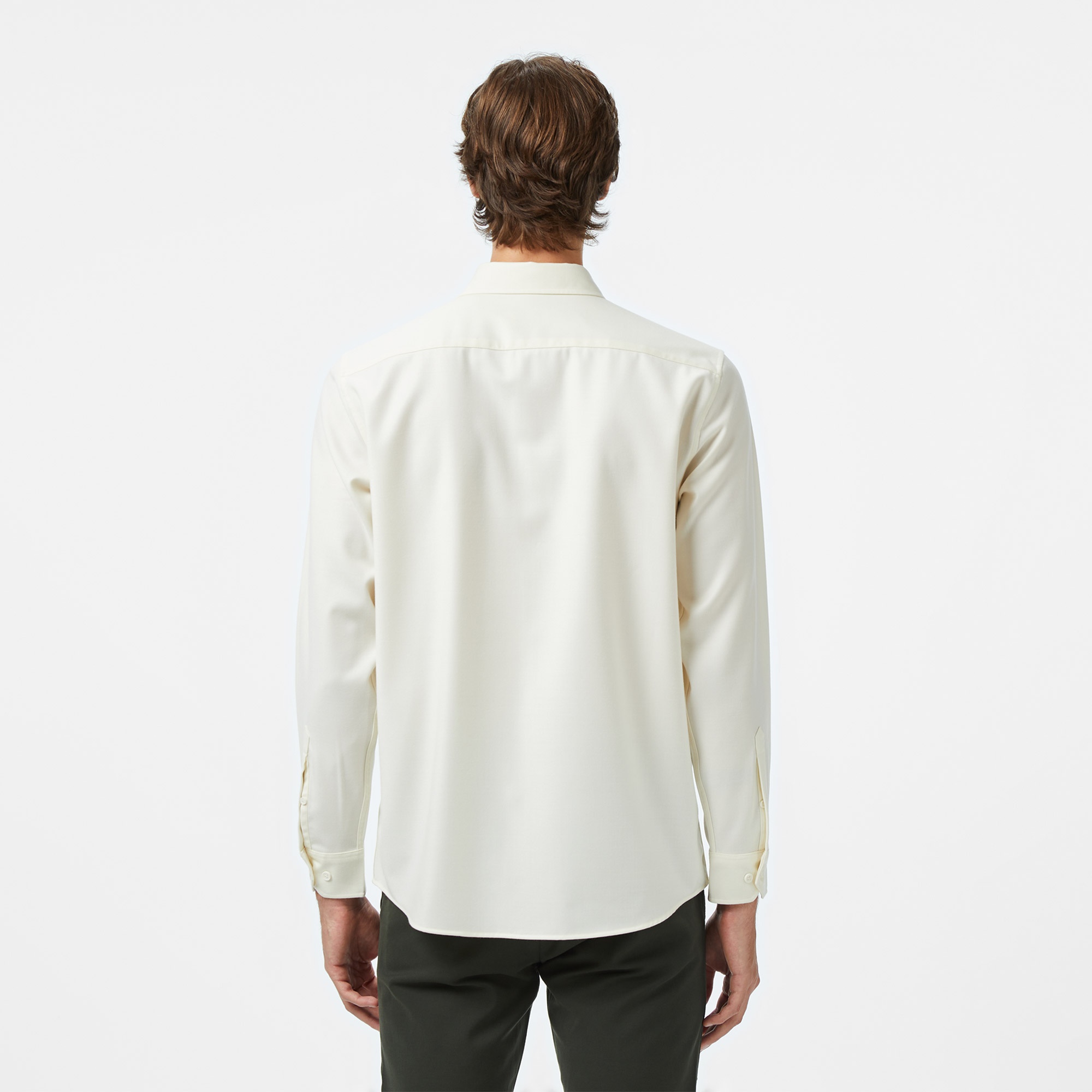 Lacoste Erkek Regular Fit Beyaz Gömlek