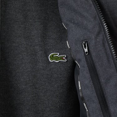 Lacoste Erkek Dik Yaka Koyu Gri Yelek