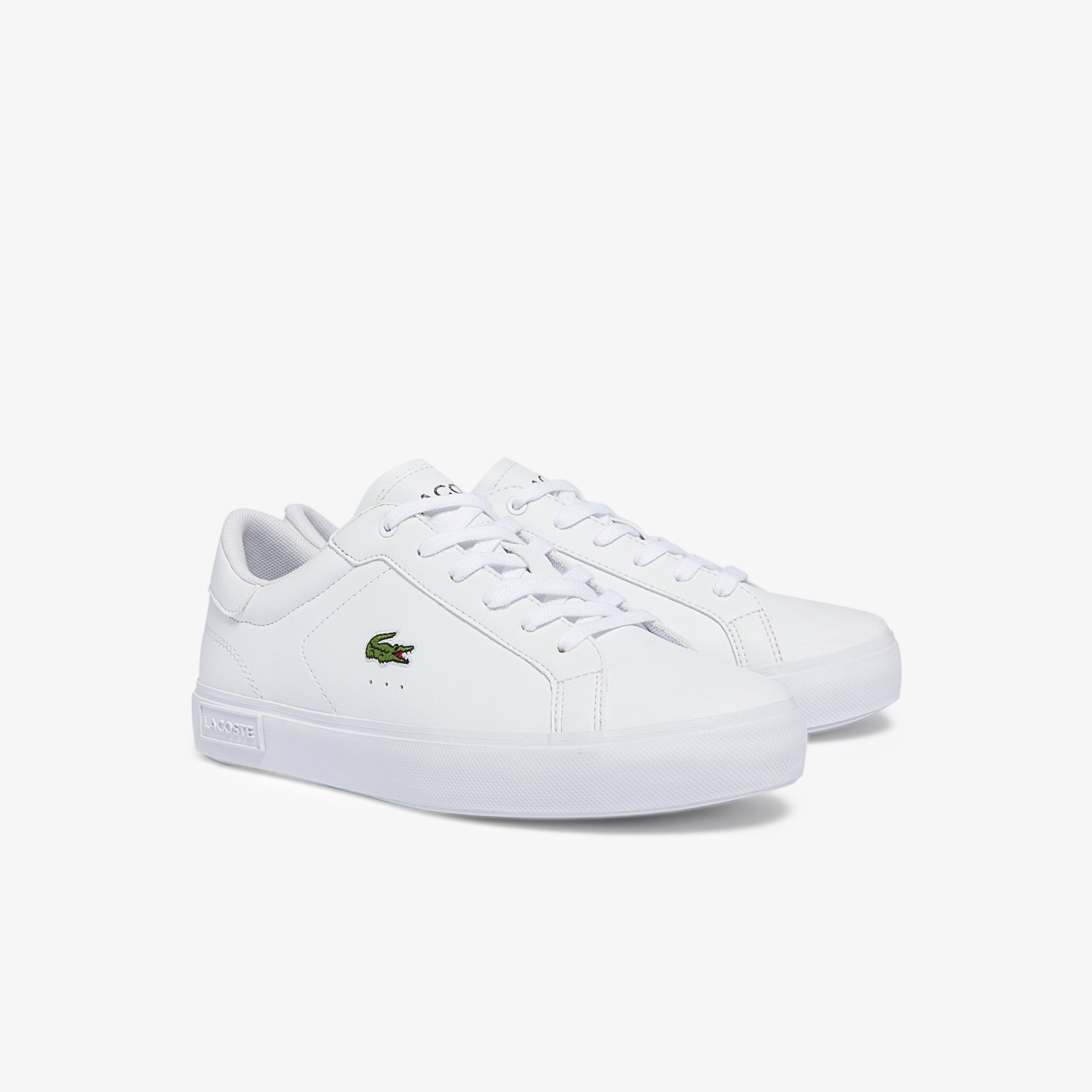  Lacoste Powercourt Çocuk Beyaz Sneaker