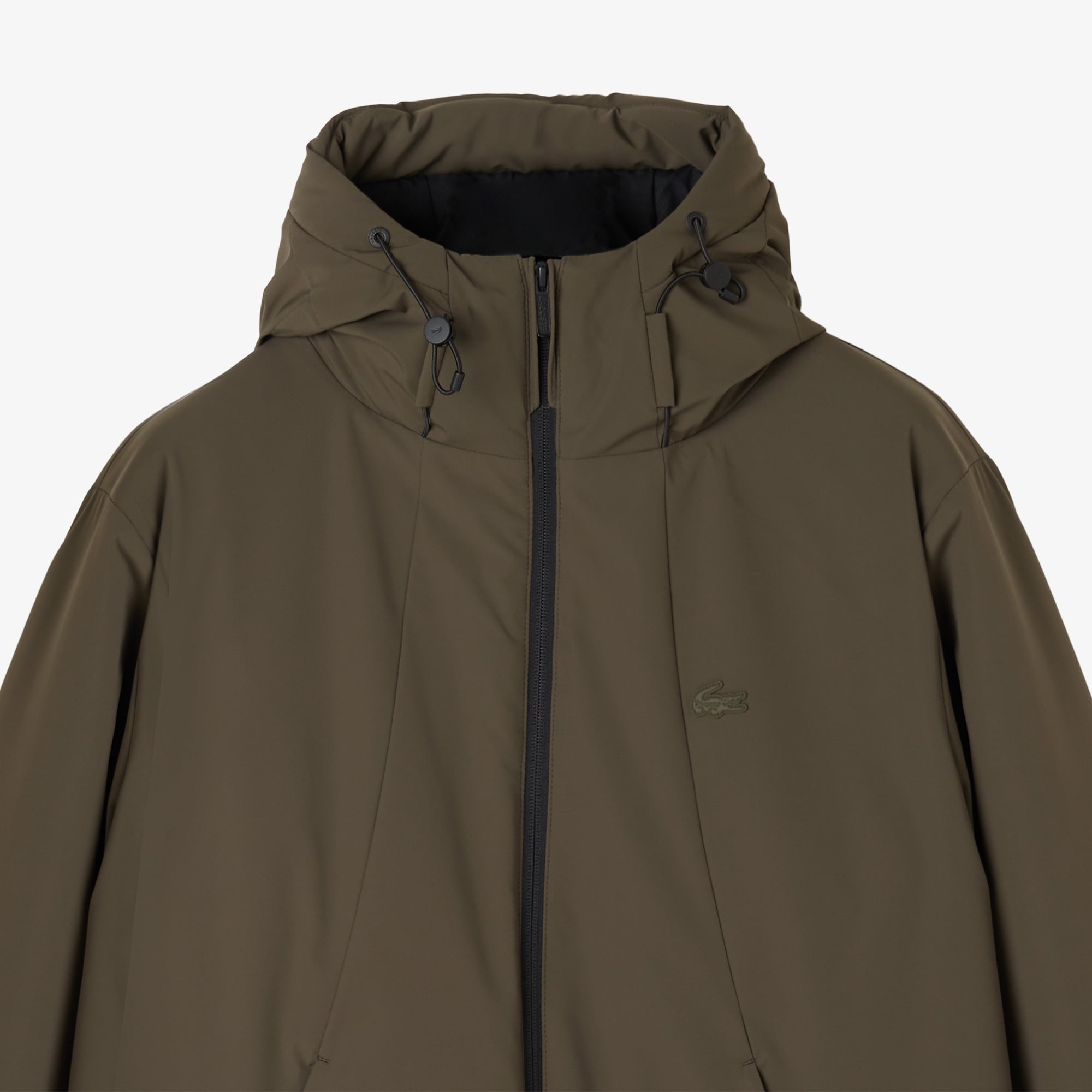 Lacoste Erkek Kapüşonlu Haki Mont