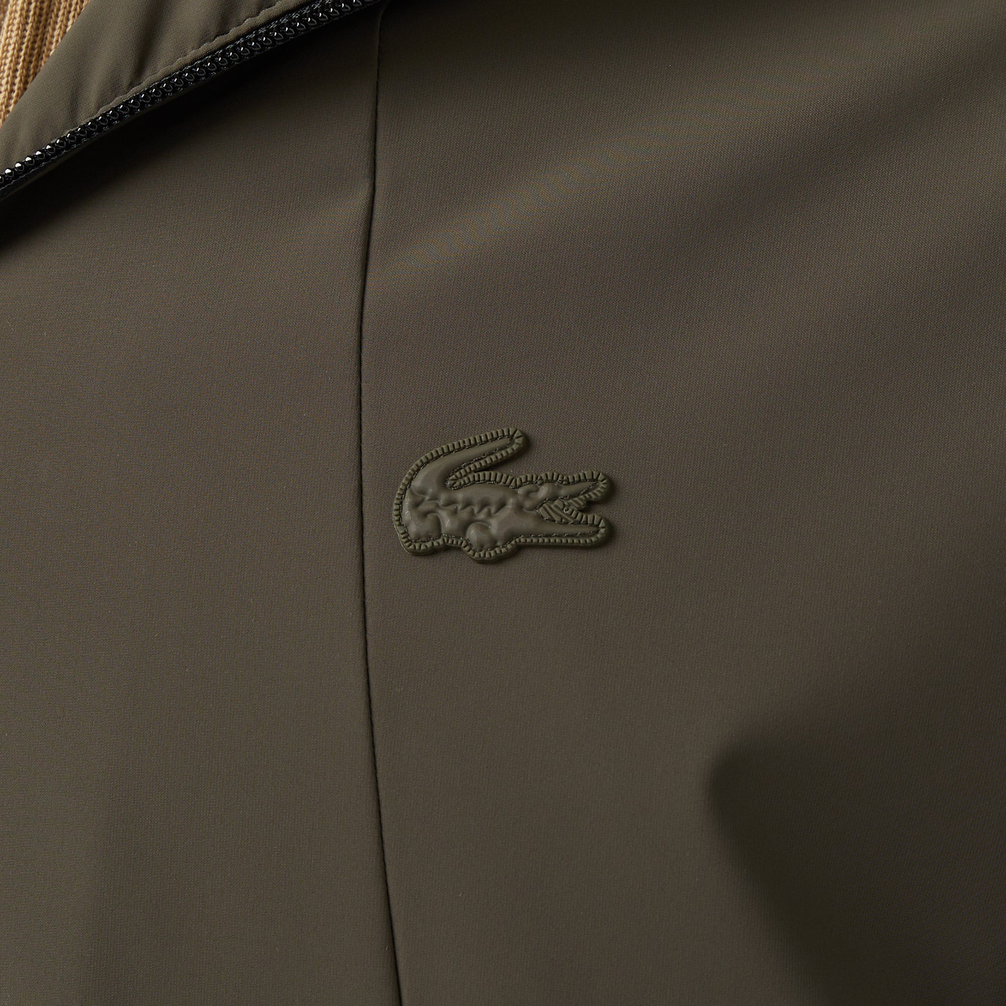 Lacoste Erkek Kapüşonlu Haki Mont