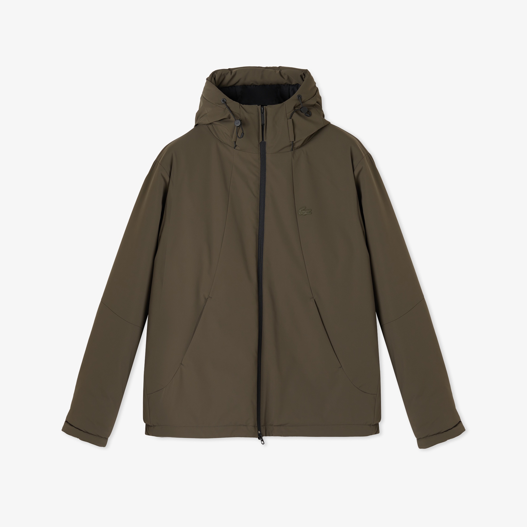 Lacoste Erkek Kapüşonlu Haki Mont