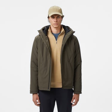  Lacoste Erkek Kapüşonlu Haki Mont