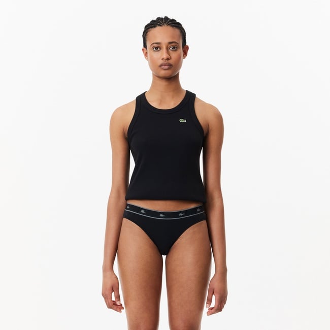  Lacoste Kadın Siyah Külot