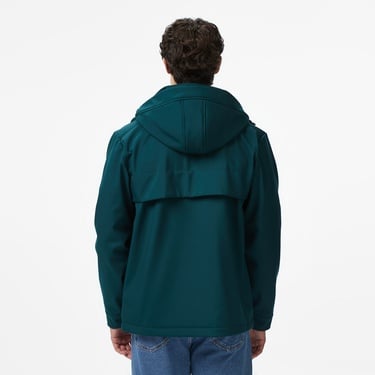  Lacoste Erkek Kapüşonlu Koyu Yeşil Yağmurluk