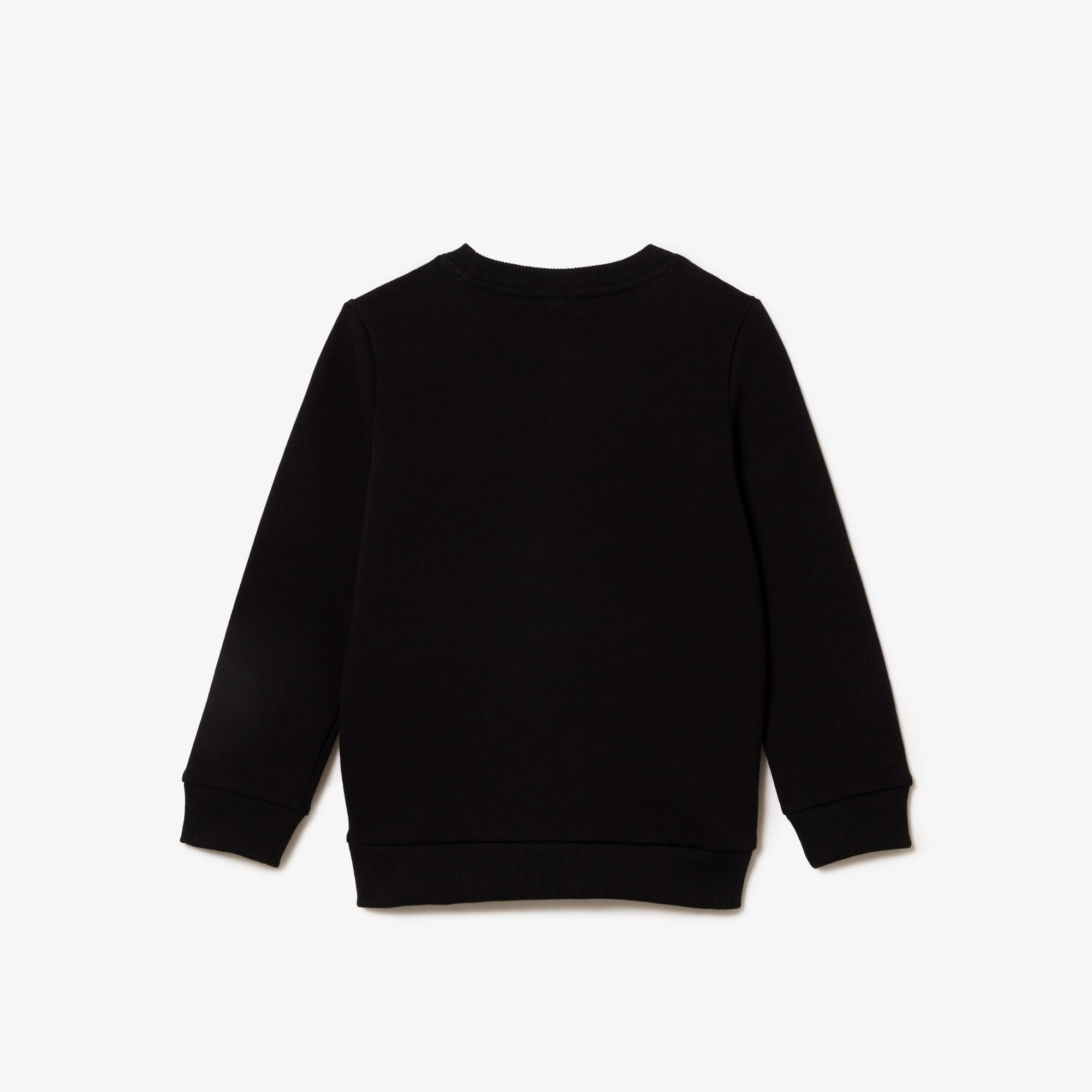 Lacoste Çocuk Bisiklet Yaka Siyah Sweatshirt