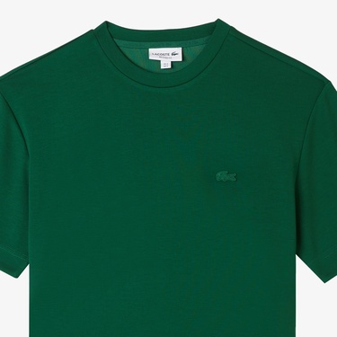  Lacoste Erkek Oversize Fit Bisiklet Yaka Yeşil T-Shirt