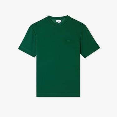  Lacoste Erkek Oversize Fit Bisiklet Yaka Yeşil T-Shirt