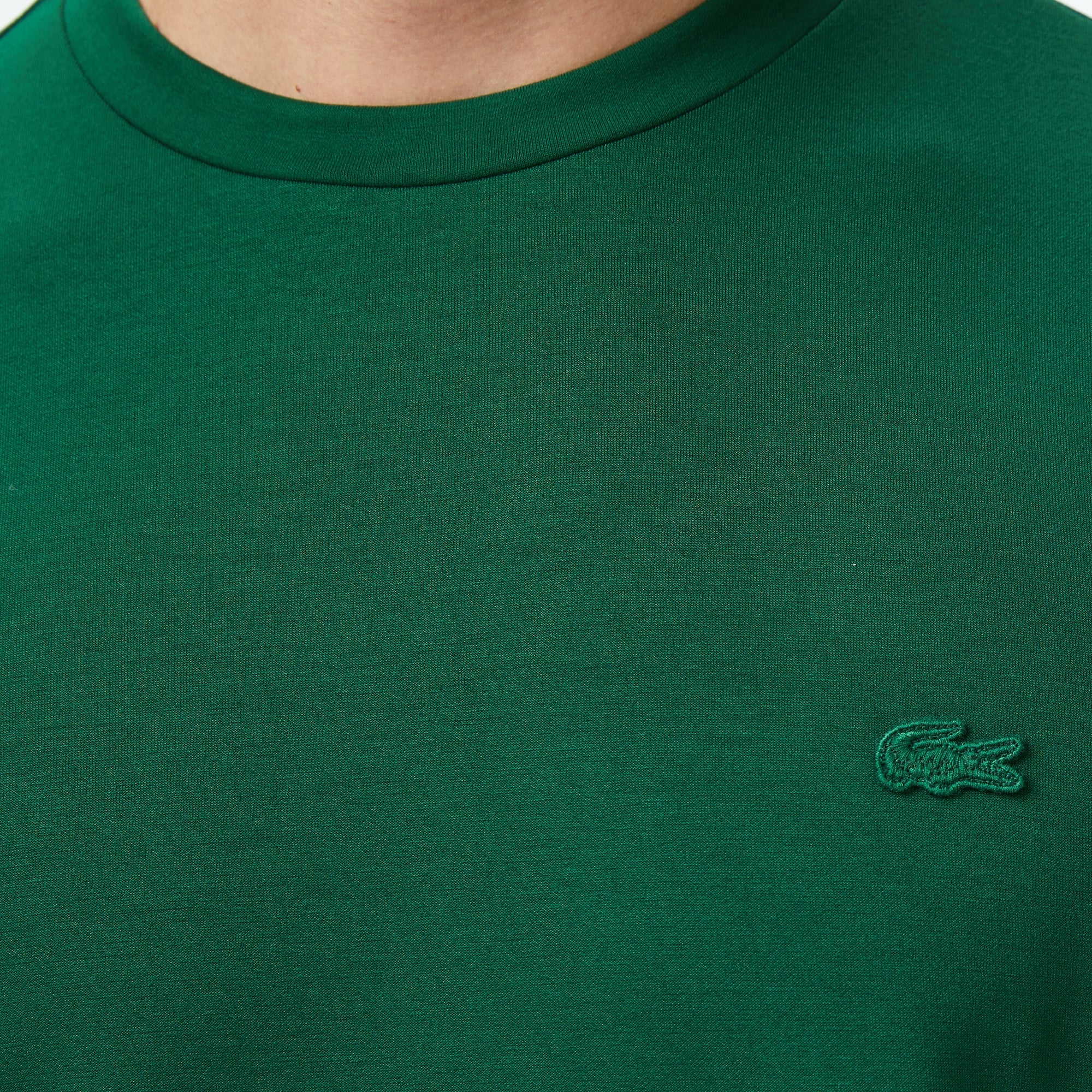 Lacoste Erkek Oversize Fit Bisiklet Yaka Yeşil T-Shirt