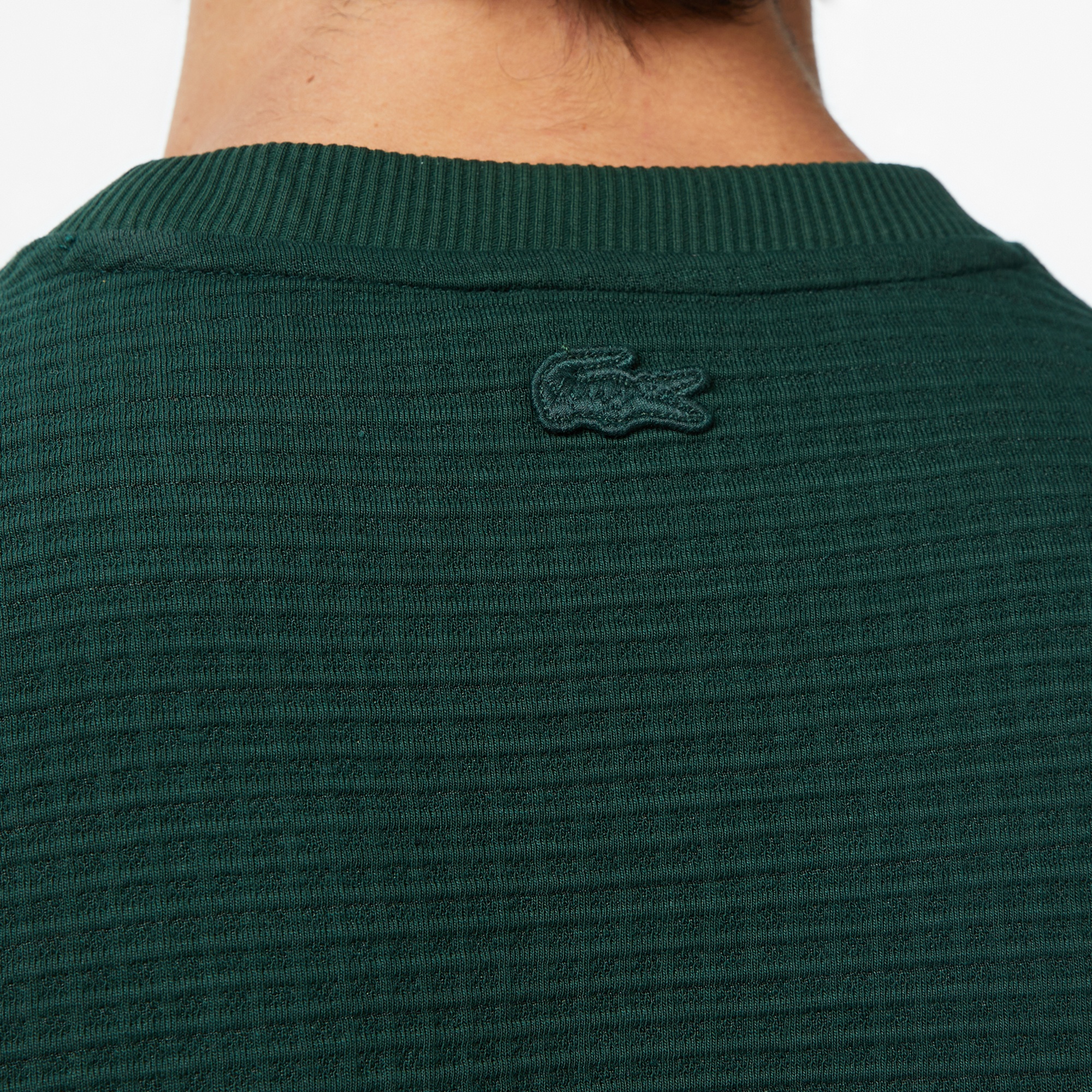 Lacoste Erkek Uzun Kollu Bisiklet Yaka Yeşil T-Shirt