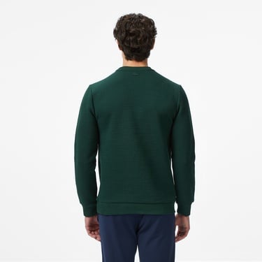  Lacoste Erkek Uzun Kollu Bisiklet Yaka Yeşil T-Shirt