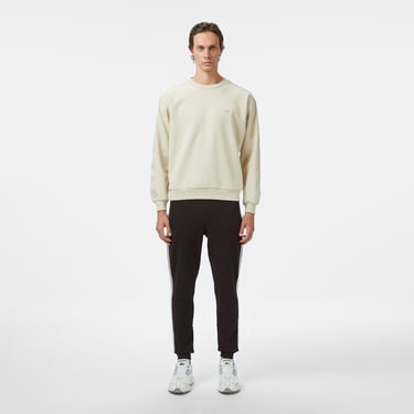  Lacoste Erkek Relaxed Fit Bisiklet Yaka Açık Krem Sweatshirt