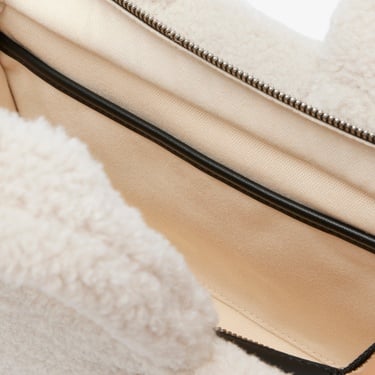  Lacoste Heritage Kadın Baskılı Krem Omuz Çantası