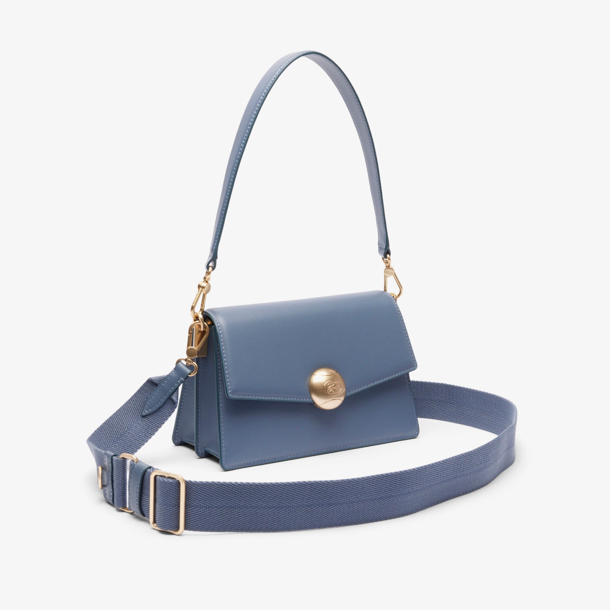 Lacoste Tennis Bliss Kadın Deri Mavi Omuz Çantası