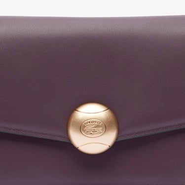  Lacoste Tennis Bliss Kadın Deri Bordo Omuz Çantası