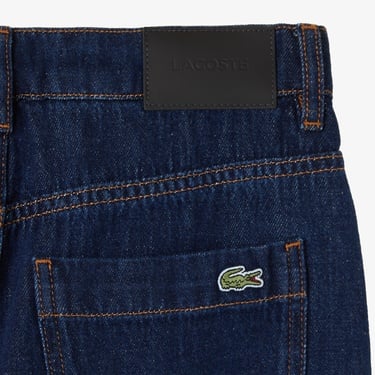  Lacoste Kadın Straight Fit Koyu Mavi Pantolon