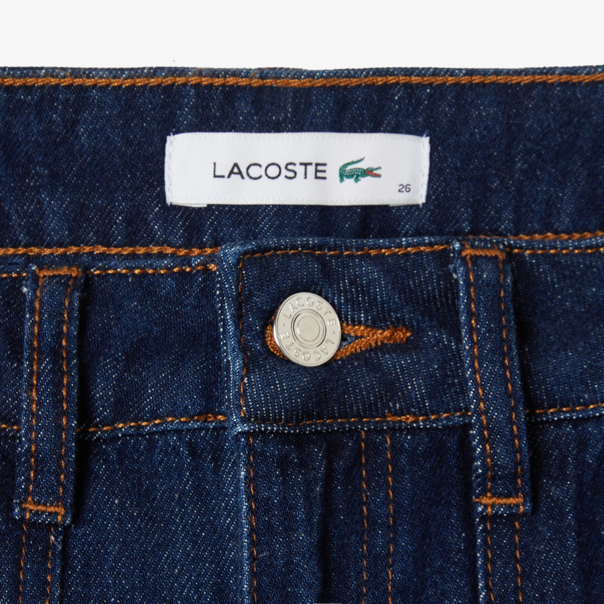 Lacoste Kadın Straight Fit Koyu Mavi Pantolon