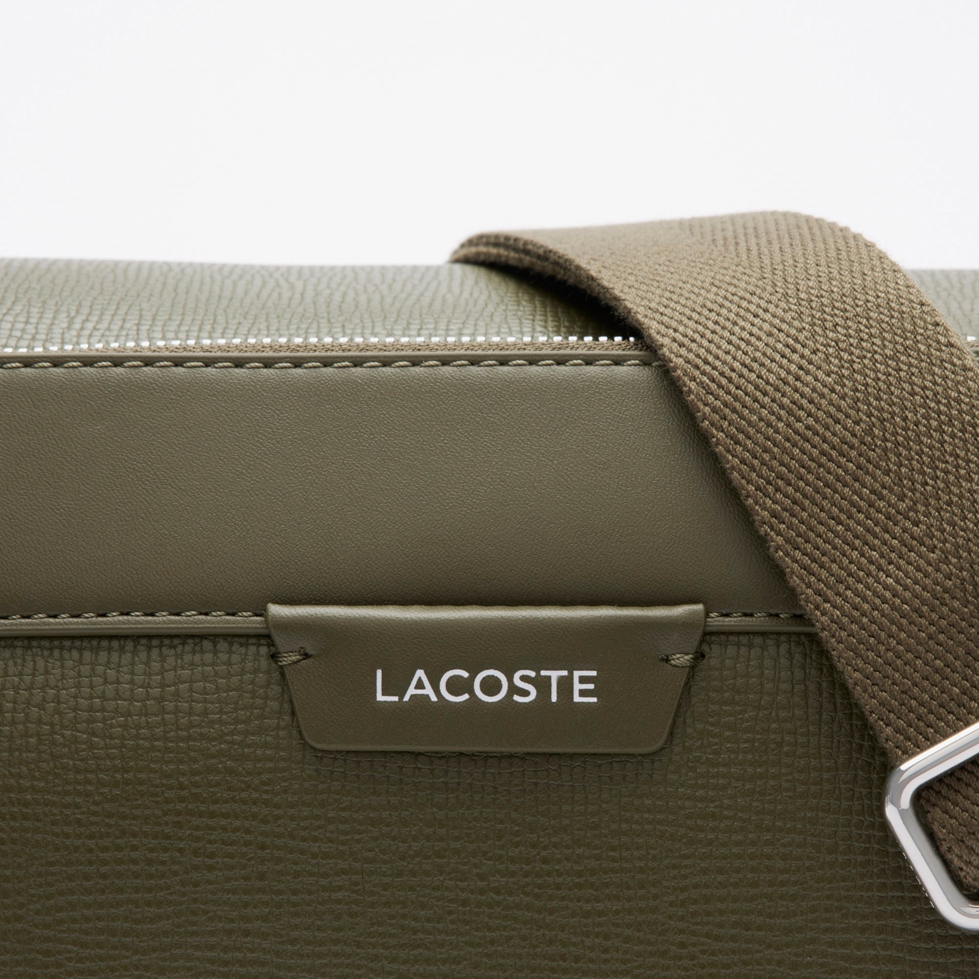 Lacoste Erkek Deri Yeşil Omuz Çantası