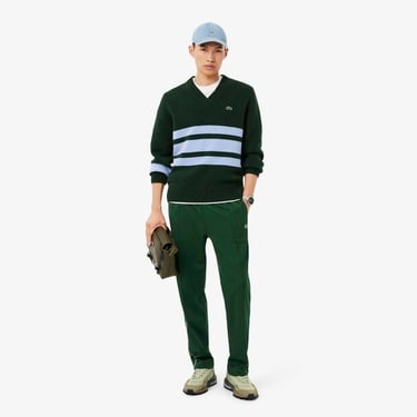  Lacoste Erkek Deri Yeşil Omuz Çantası