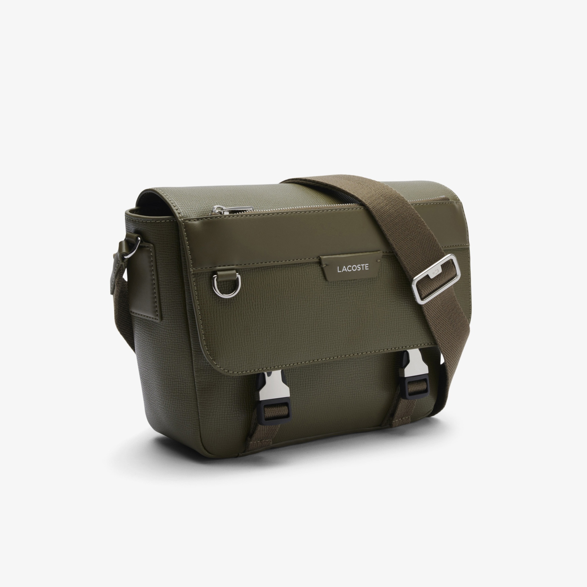 Lacoste Erkek Deri Yeşil Omuz Çantası