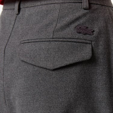  Lacoste Kadın Gri Bermuda Şort