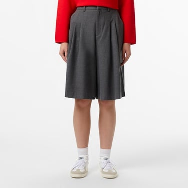  Lacoste Kadın Gri Bermuda Şort