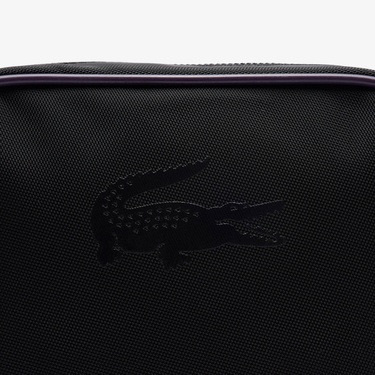  Lacoste Erkek Baskılı Siyah Postacı Çantası