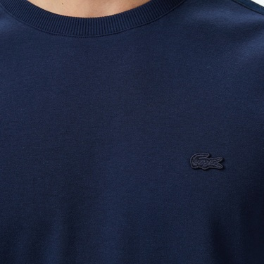  Lacoste Erkek Regular Fit Bisiklet Yaka Lacivert T-Shirt