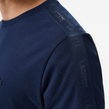  Lacoste Erkek Regular Fit Bisiklet Yaka Lacivert T-Shirt