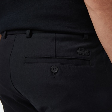  Lacoste Erkek Slim Fit Siyah Chino Pantolon