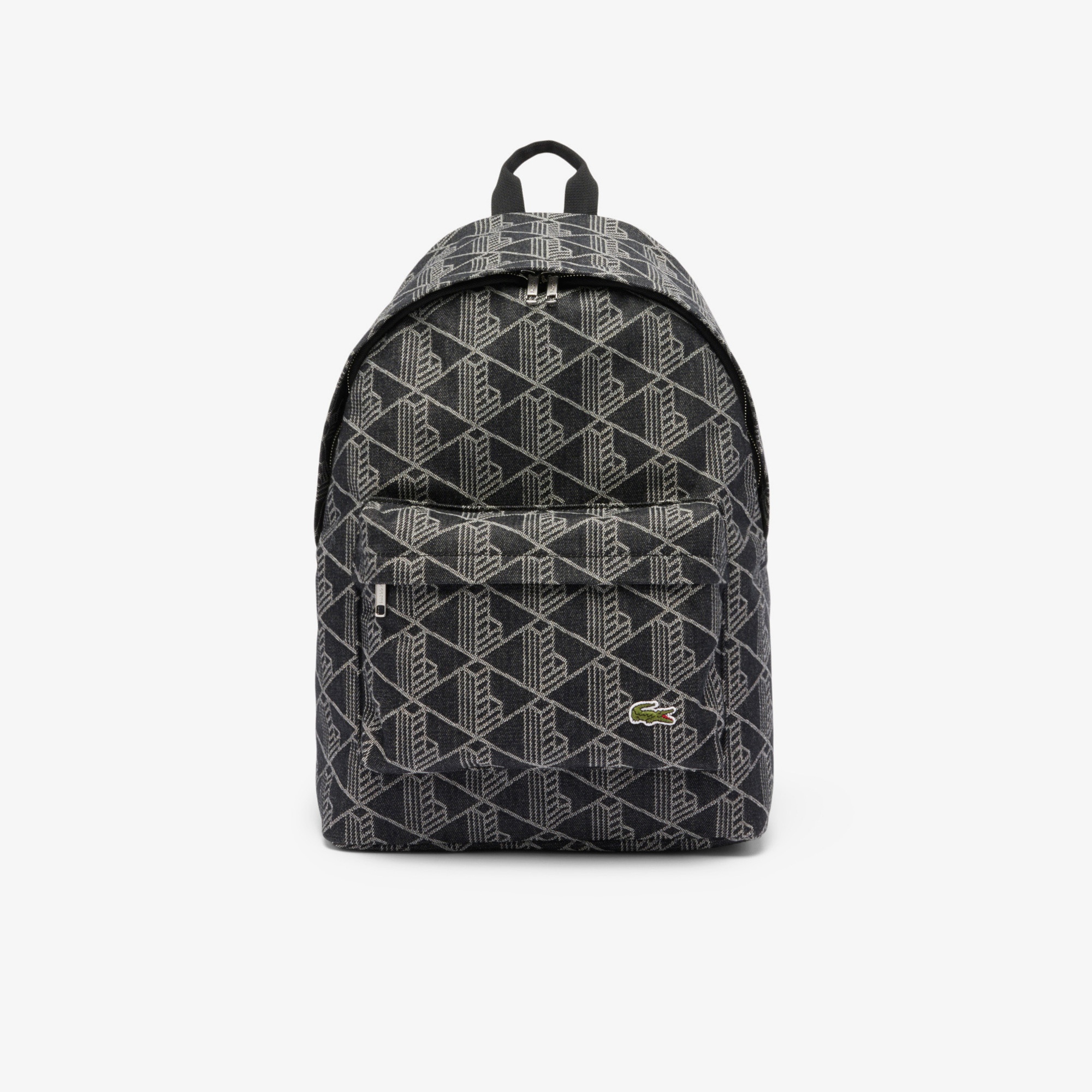 Lacoste Neocroc Unisex Monogram Siyah Sırt Çantası