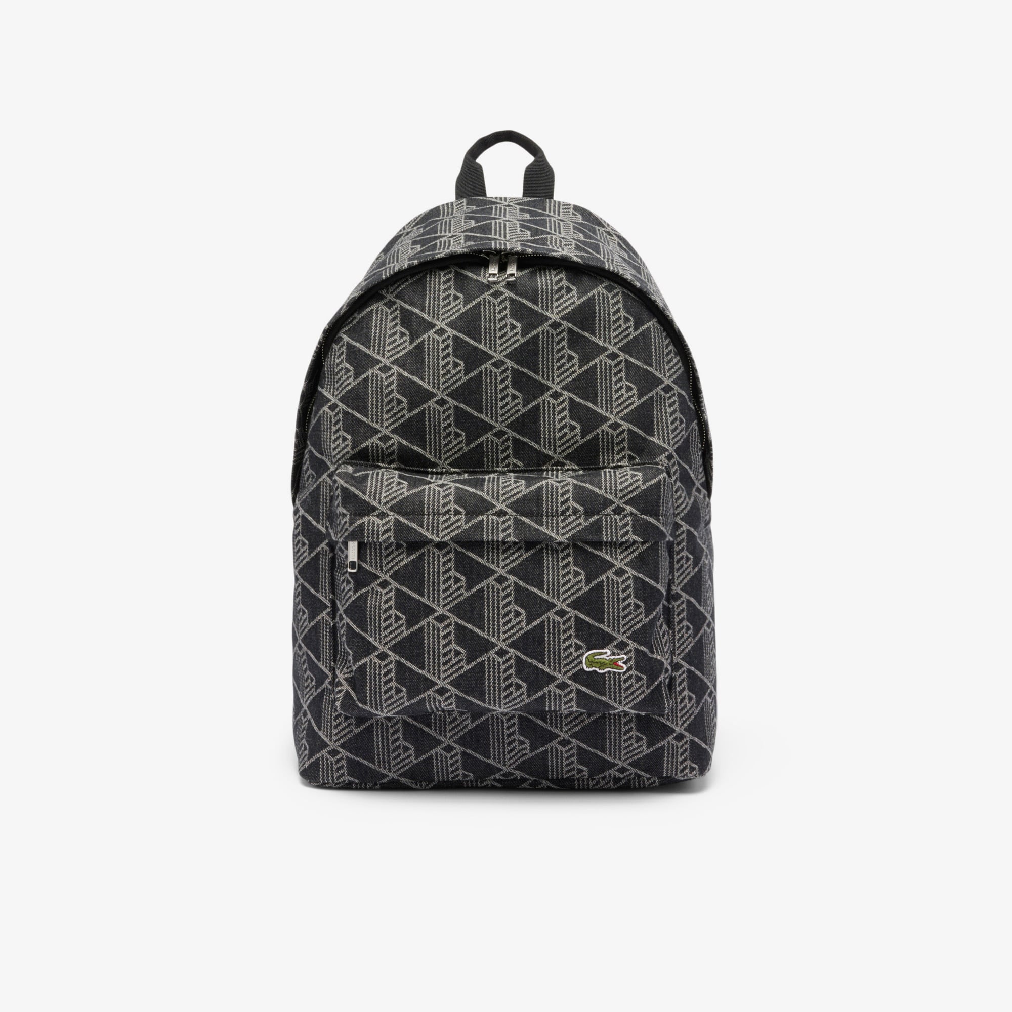  Lacoste Neocroc Unisex Monogram Siyah Sırt Çantası