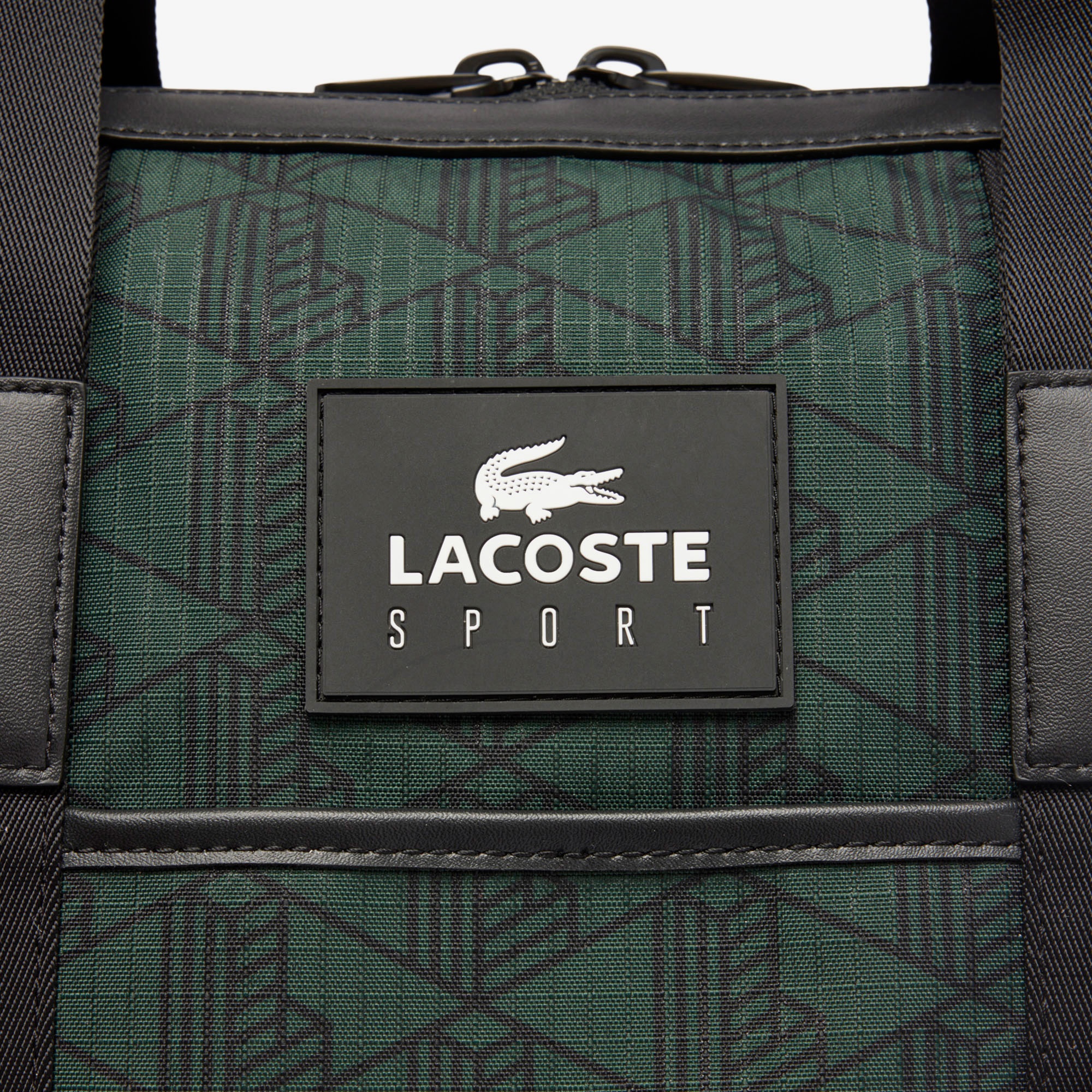 Lacoste Erkek Monogram Siyah Spor Çantası