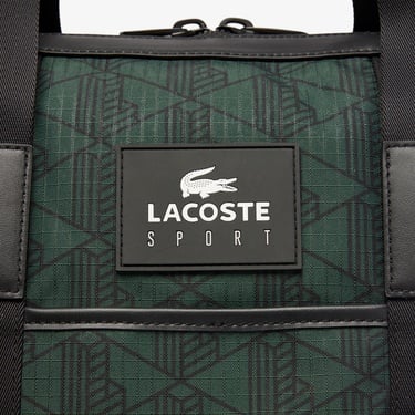  Lacoste Erkek Monogram Siyah Spor Çantası
