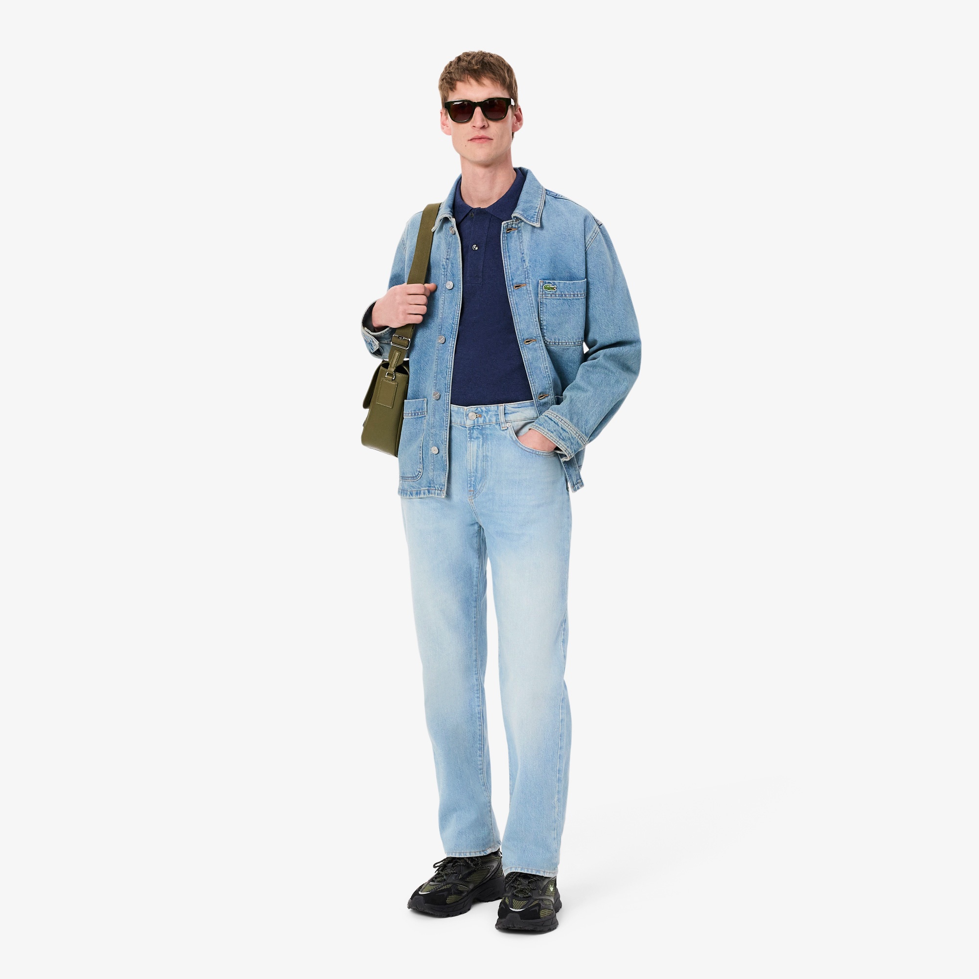 Lacoste Erkek Straight Fit Mavi Pantolon