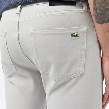  Lacoste Erkek Slim Fit Gri Jean Pantolon