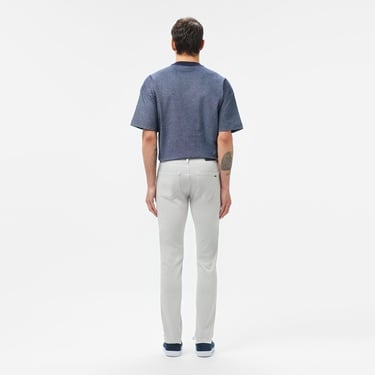  Lacoste Erkek Slim Fit Gri Jean Pantolon