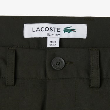  Lacoste Erkek Slim Fit Haki Chino Pantolon