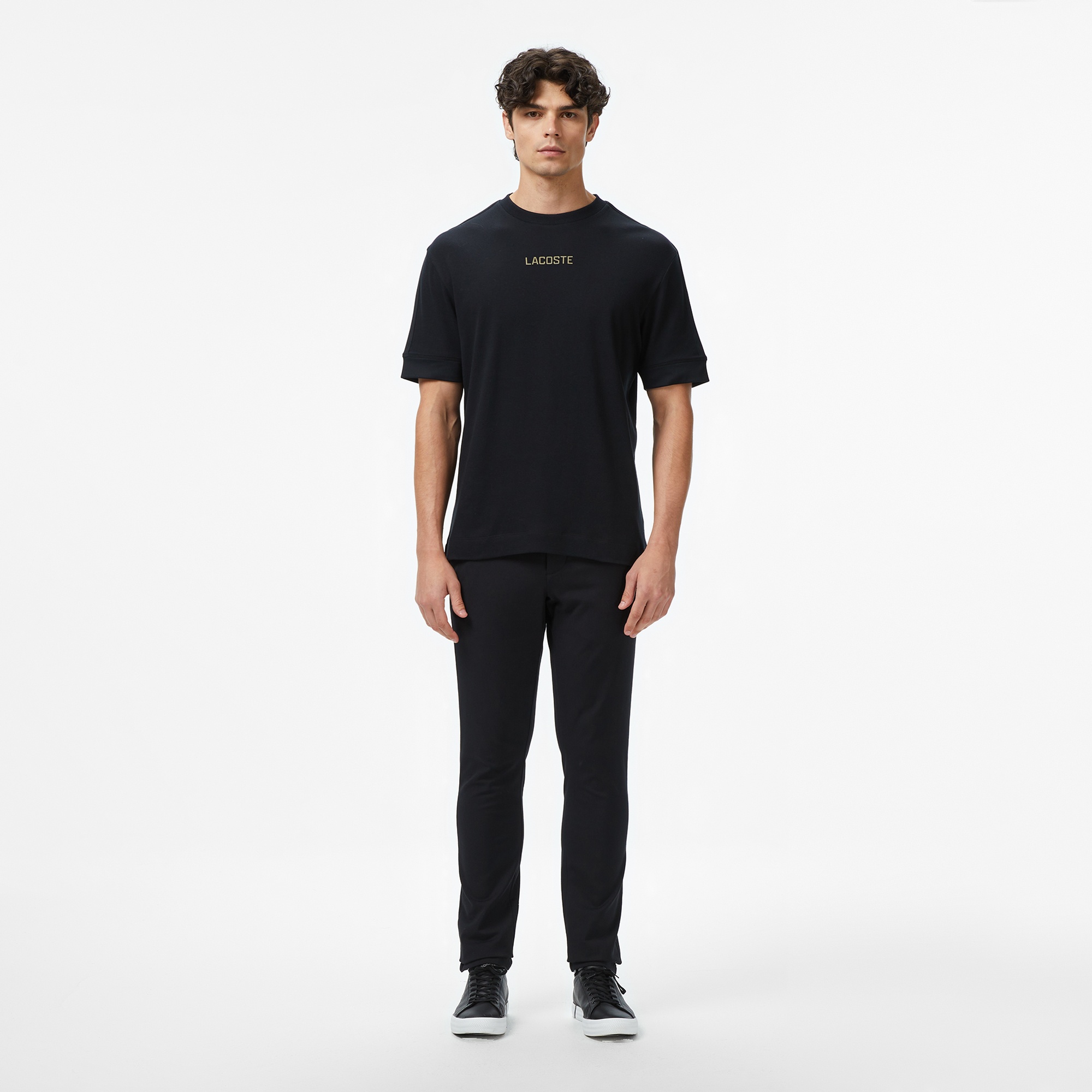 Lacoste Erkek Slim Fit Siyah Chino Pantolon