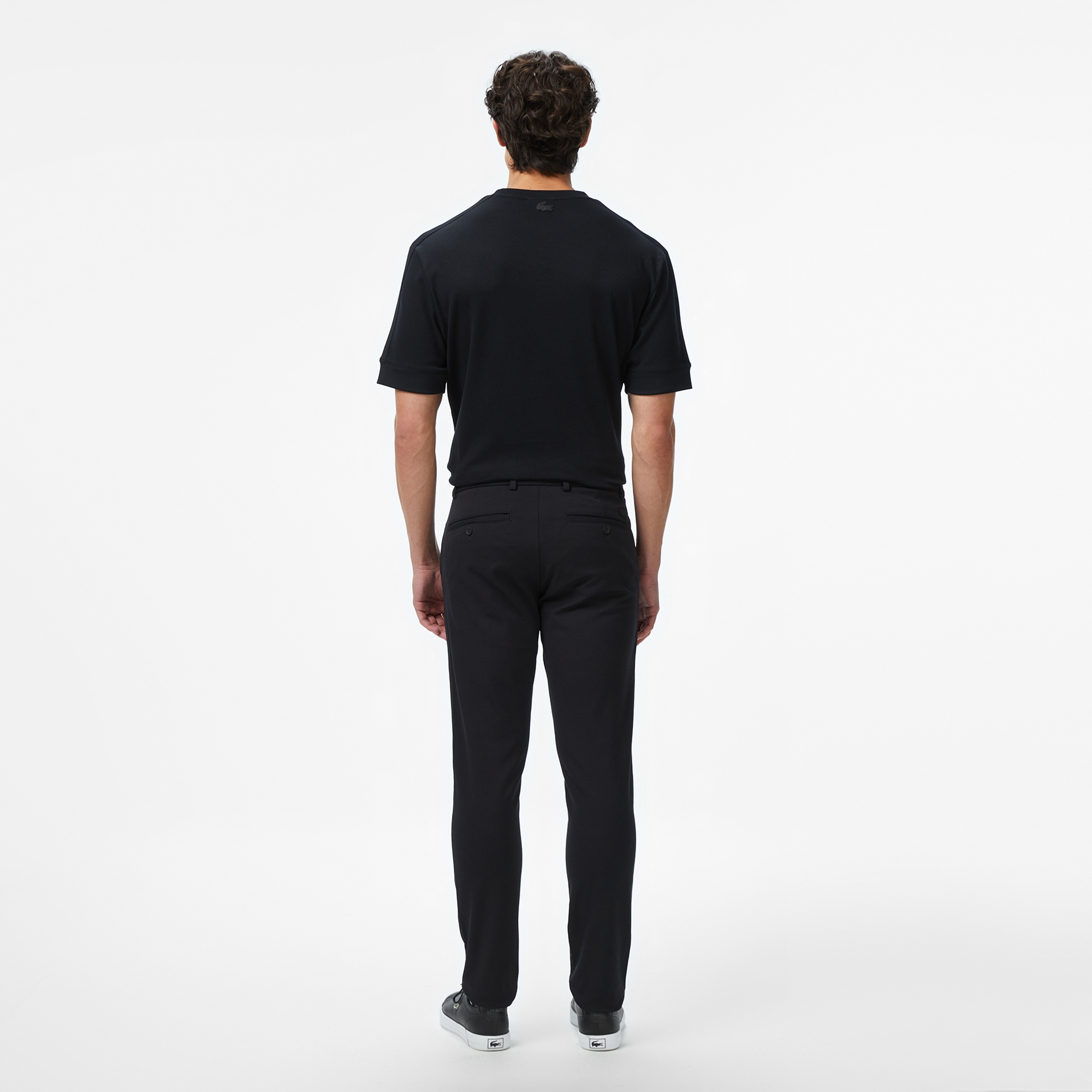 Lacoste Erkek Slim Fit Siyah Chino Pantolon