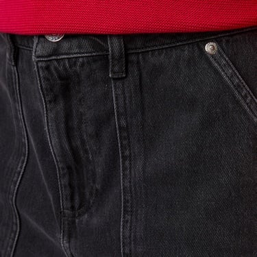  Lacoste Kadın Stragiht Fit Koyu Gri Pantolon