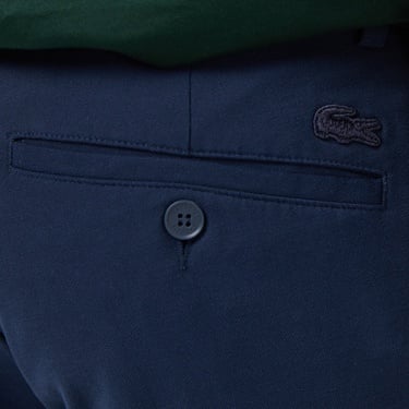  Lacoste Erkek Slim Fit Lacivert Chino Pantolon