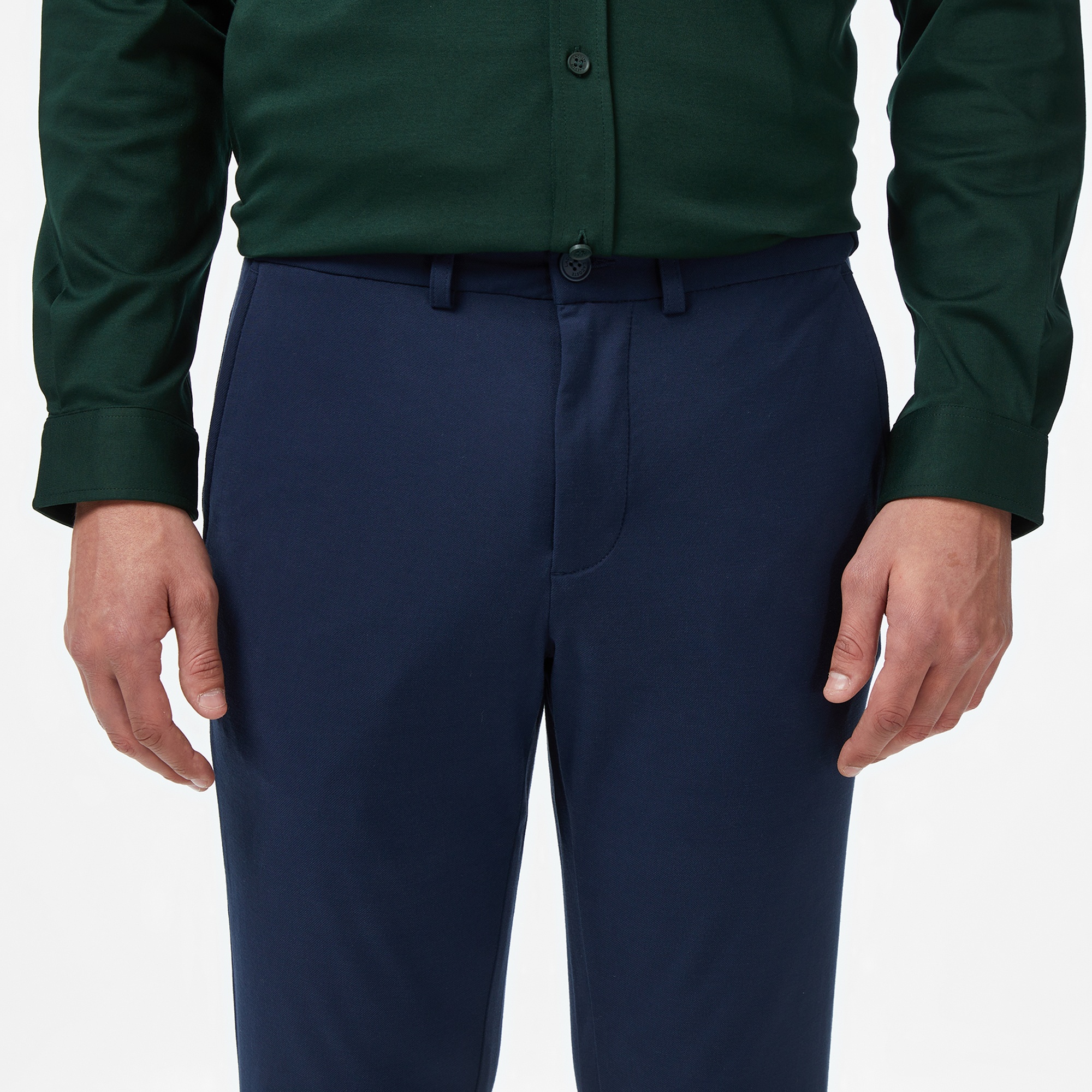 Lacoste Erkek Slim Fit Lacivert Chino Pantolon