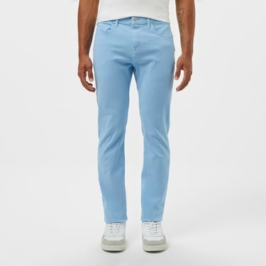  Lacoste Erkek Slim Fit Açık Mavi Jean Pantolon