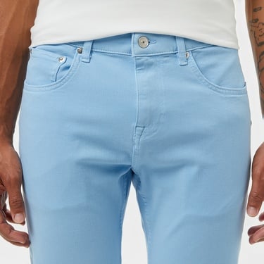  Lacoste Erkek Slim Fit Açık Mavi Jean Pantolon