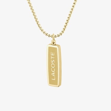  Lacoste District Erkek Sarı Kolye
