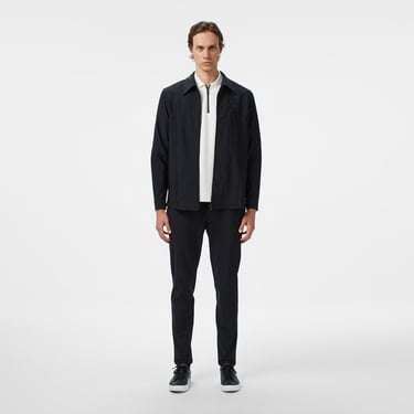  Lacoste Erkek Regular Fit Fermuarlı Siyah Ceket