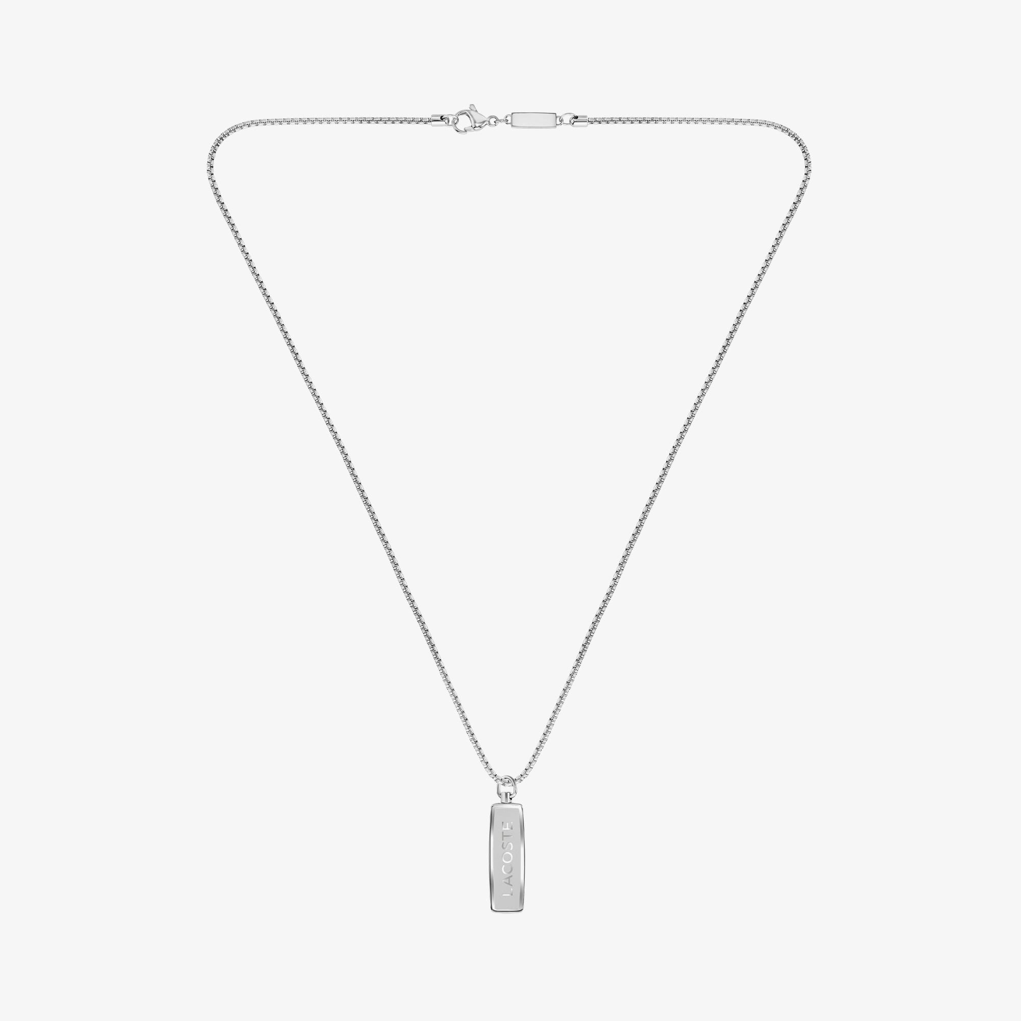 Lacoste District Erkek Gri Kolye