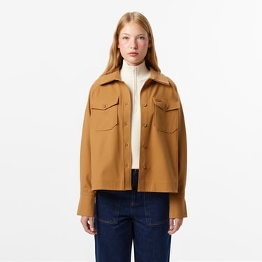  Kadın Regular Fit Kahverengi Dış Gömlek